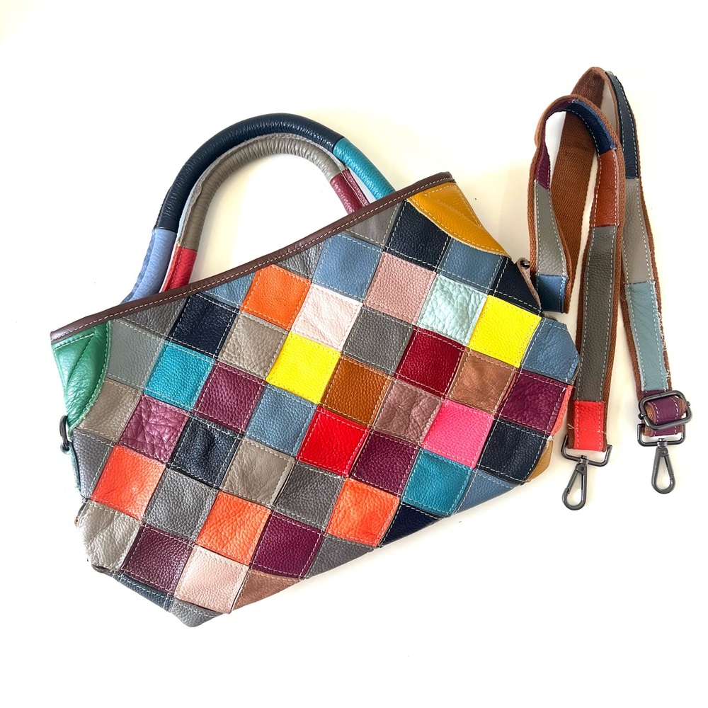 Leather Croatian Patchworks Satchel